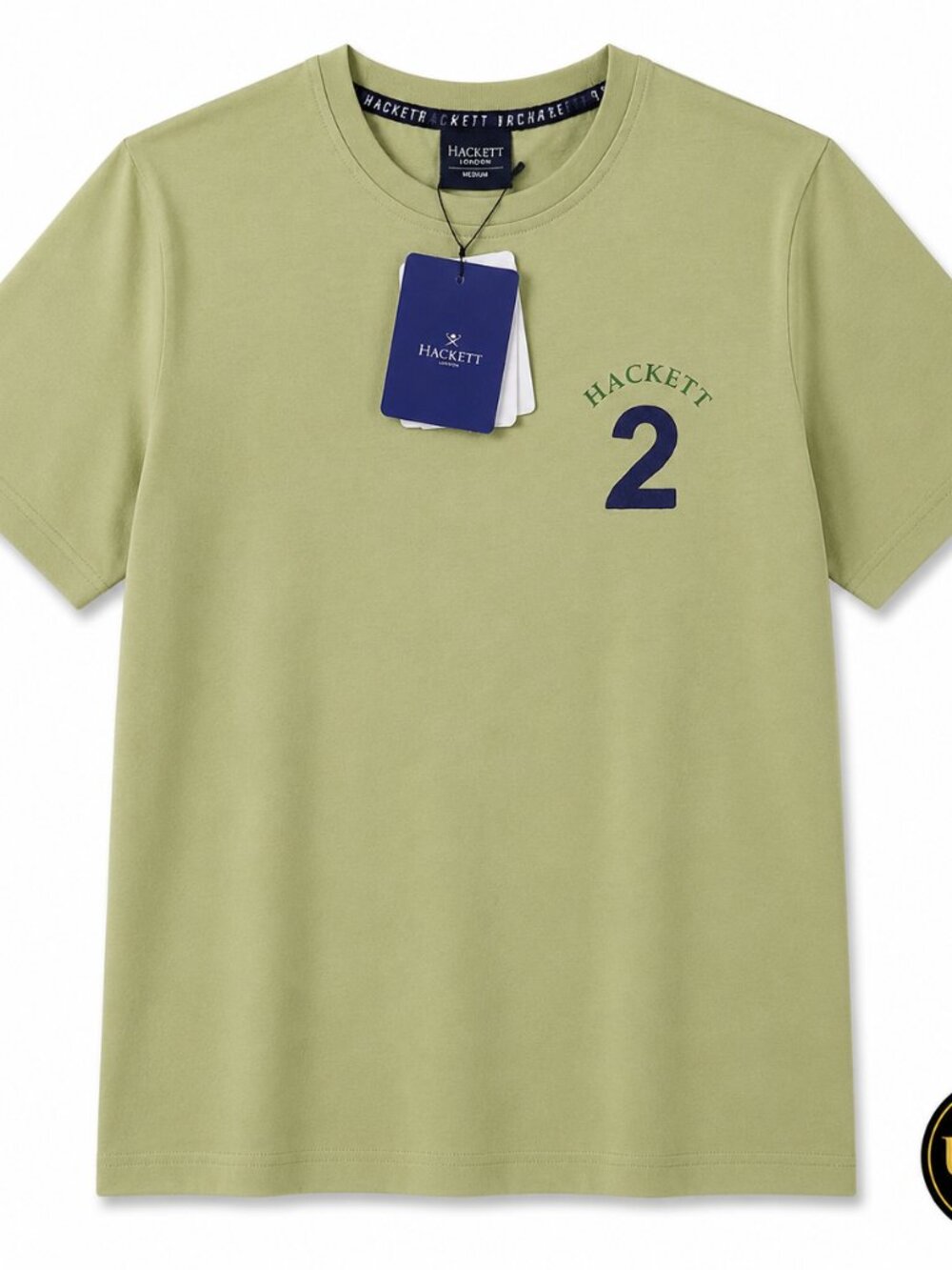 Hackett London Men’s Green Logo #2 T-Shirt NWT | Size Medium